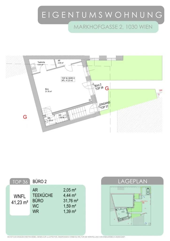 3-Zimmer-Gewerbeimmobilie kaufen in Wien – 136 m², € 450.000 – Bild 17 von 18