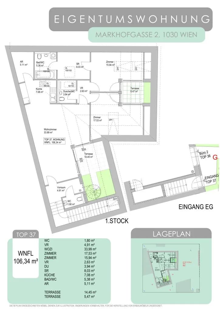 3-Zimmer-Gewerbeimmobilie kaufen in Wien – 136 m², € 450.000 – Bild 18 von 18