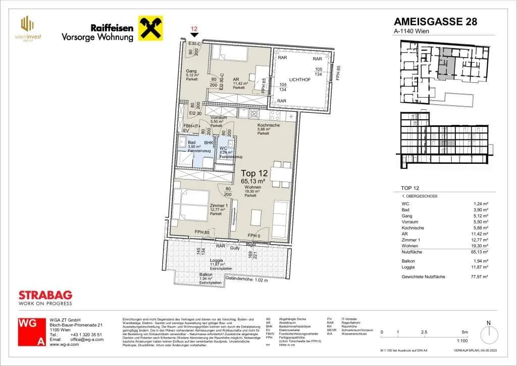 3-Zimmer-Wohnung kaufen in Wien – 65,13 m², € 512.600 – Bild 25 von 25