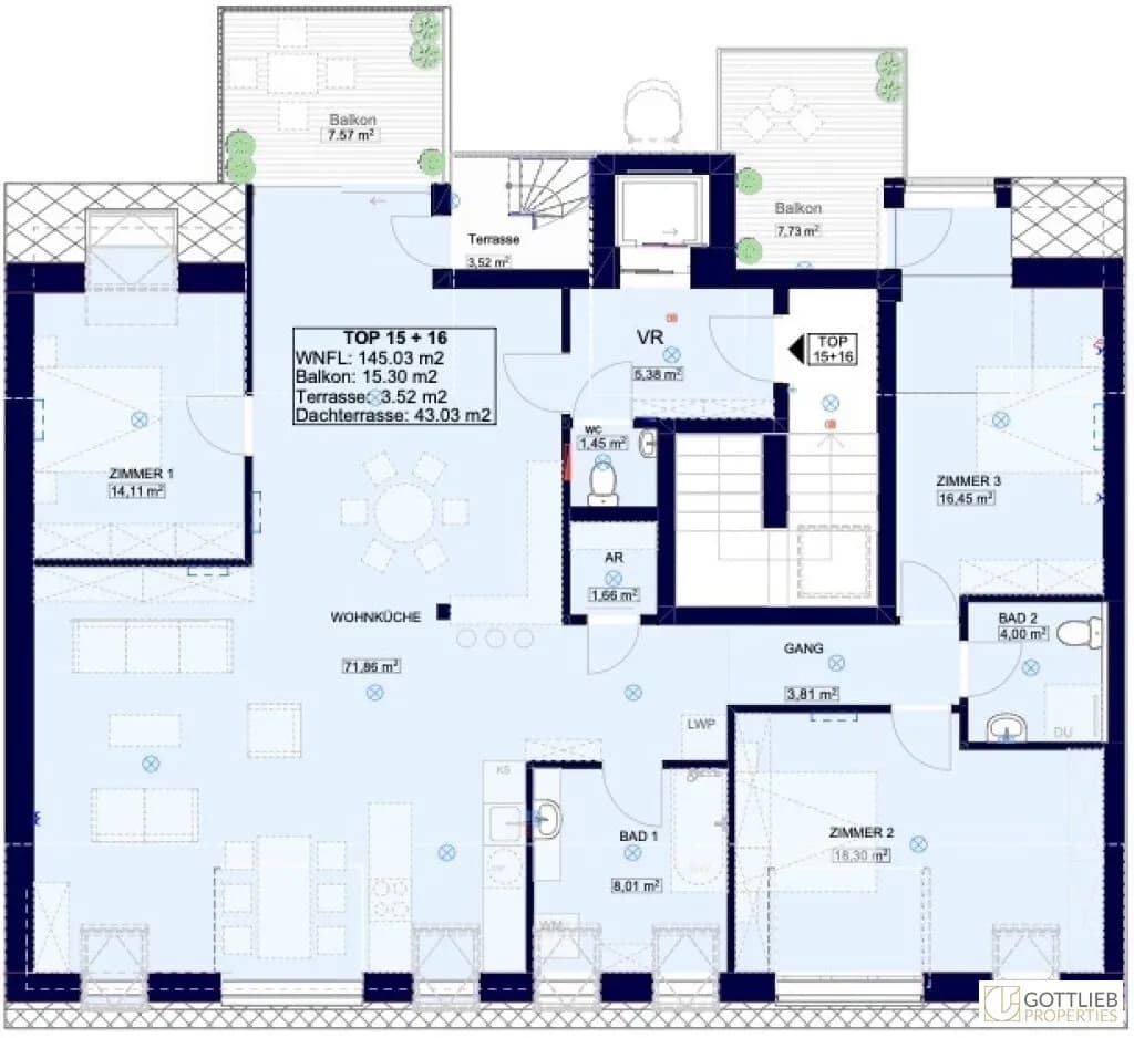 4-Zimmer-Wohnung kaufen in Wien – 145,03 m², € 1.198.000 – Bild 37 von 38
