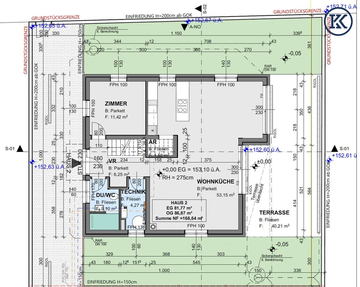 5-Zimmer-Haus kaufen in Gänserndorf – 168,64 m², € 499.000 – Bild 32 von 38