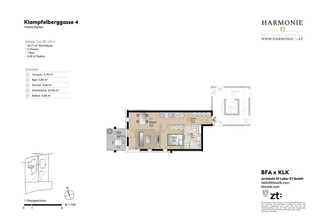 2-Zimmer-Wohnung kaufen in Wien – 46,77 m², € 475.000 – Bild 11 von 11