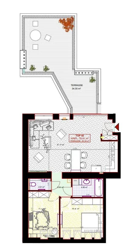 3-Zimmer-Wohnung kaufen in Wien – 79 m², € 469.000 – Bild 4 von 7
