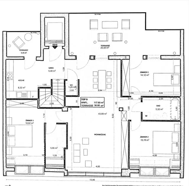 4-Zimmer-Wohnung kaufen in Wien – 118 m², € 949.000 – Bild 2 von 5