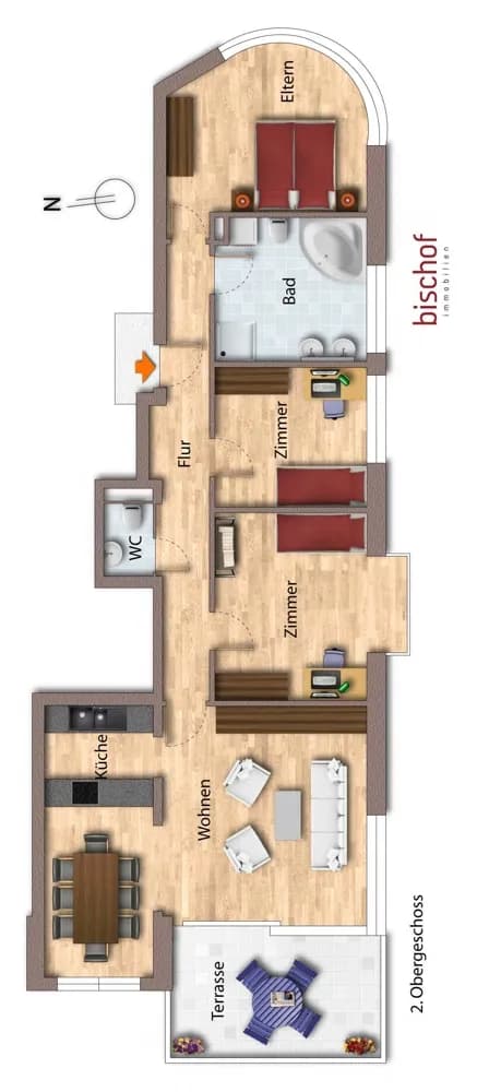 4-Zimmer-Wohnung mieten in Dornbirn – 107 m², € 1.890 – Bild 13 von 15