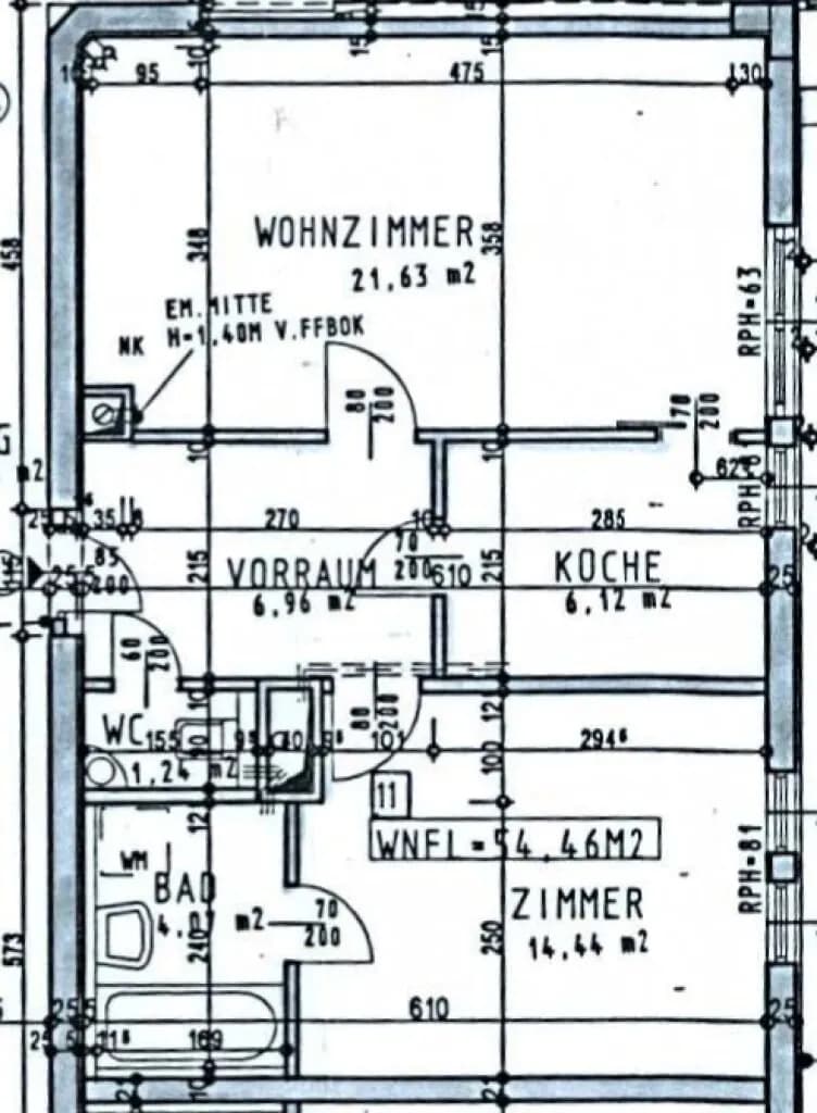2-Zimmer-Wohnung mieten in Wien – 54,46 m², € 1.099 – Bild 11 von 11