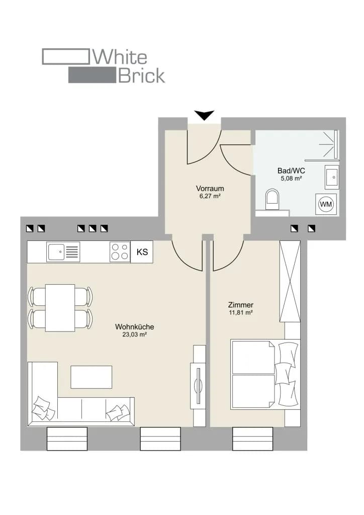 2-Zimmer-Wohnung kaufen in Wien – 46,19 m², € 289.000 – Bild 21 von 21
