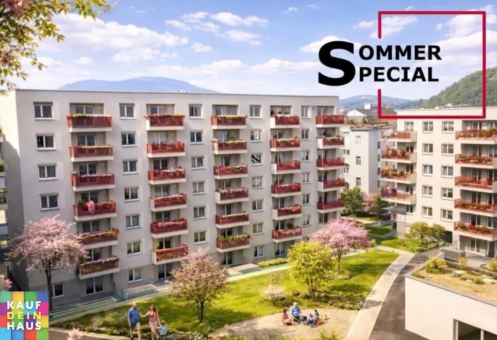 3-Zimmer-Wohnung mieten in Graz – 81,34 m², € 1.096 – Bild 1 von 2