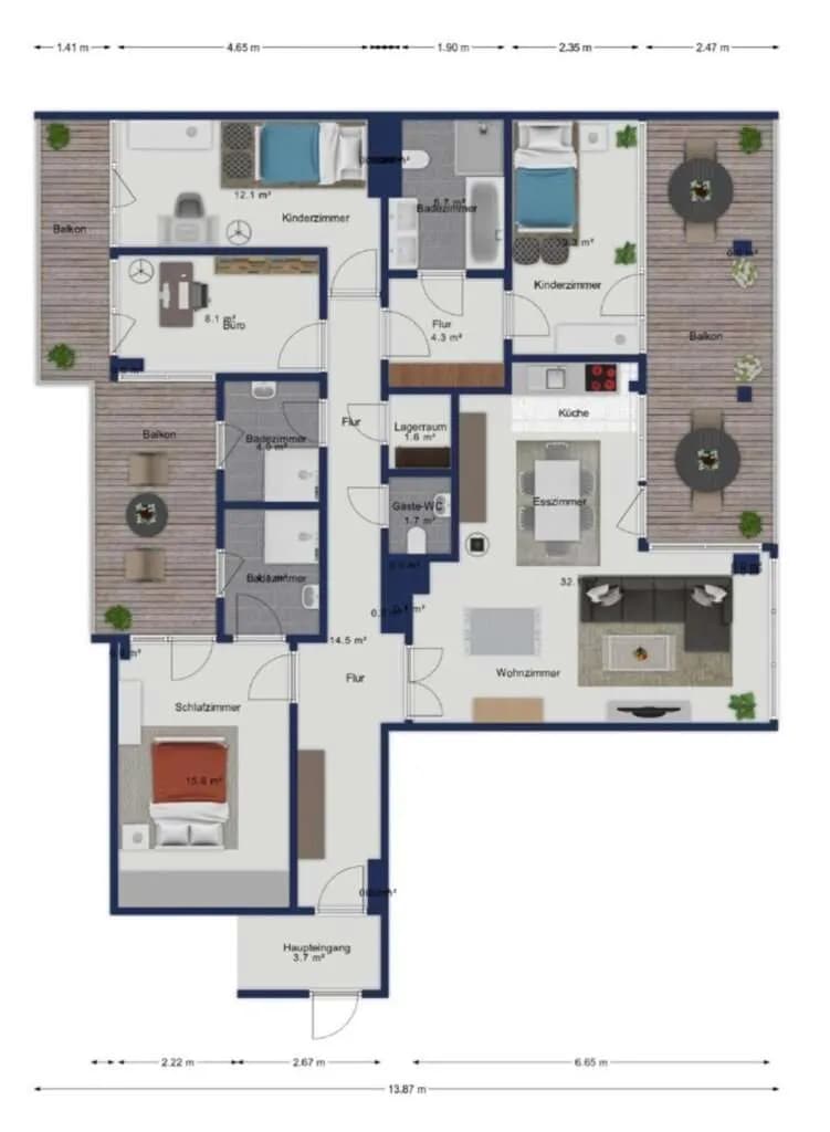 5-Zimmer-Wohnung kaufen in Wien – 148,53 m² – Bild 21 von 22