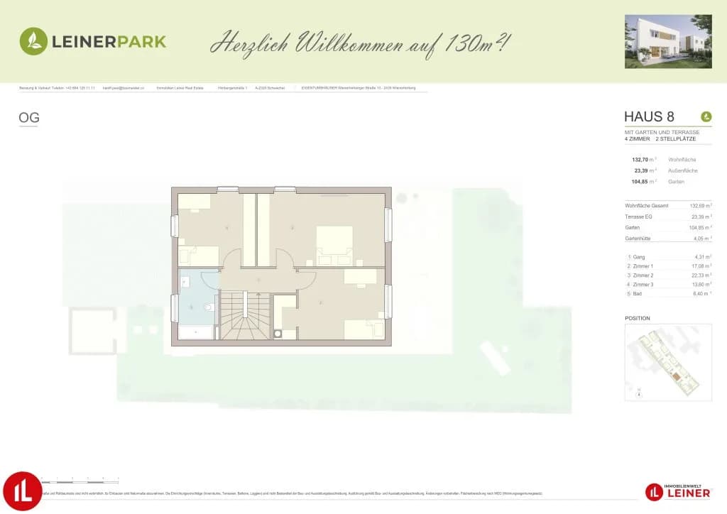 4-Zimmer-Haus kaufen in Bruck an der Leitha – 131 m², € 671.000 – Bild 13 von 13
