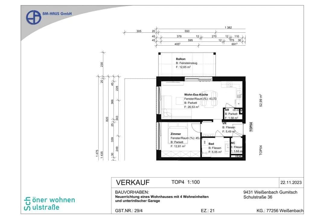 3-Zimmer-Wohnung kaufen in Wolfsberg – 71,55 m² – Bild 12 von 15