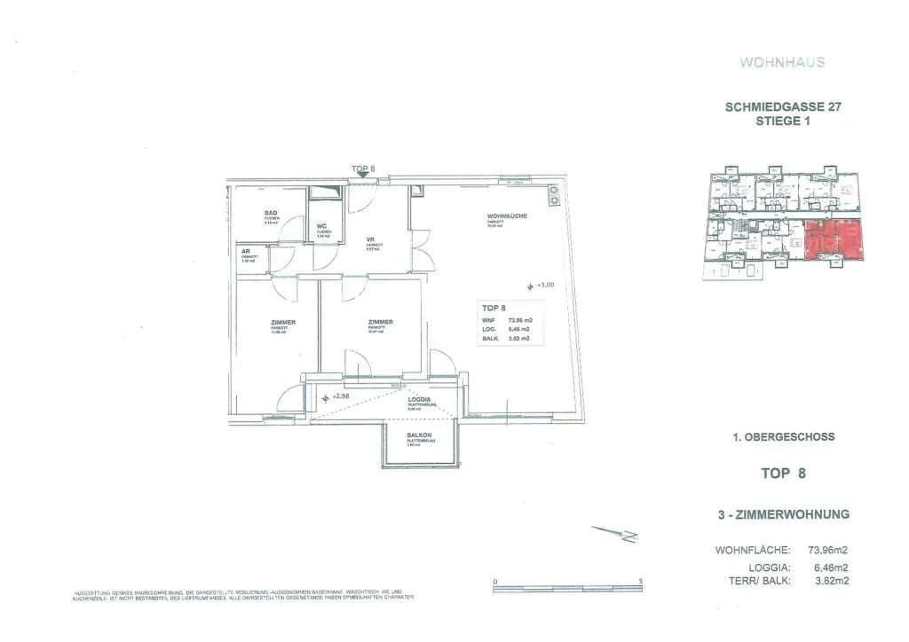 3-Zimmer-Wohnung kaufen in Hollabrunn – 74 m², € 227.000 – Bild 25 von 25