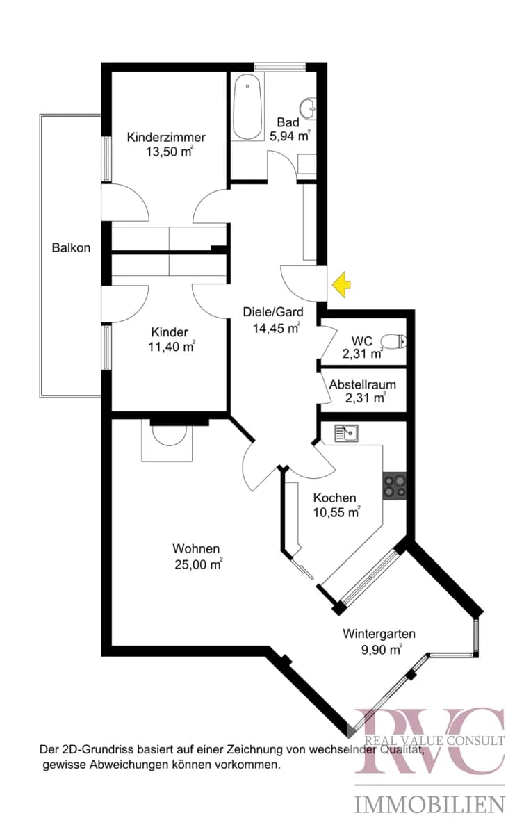 3-Zimmer-Wohnung kaufen in Kitzbühel – 94,82 m², € 449.000 – Bild 3 von 14
