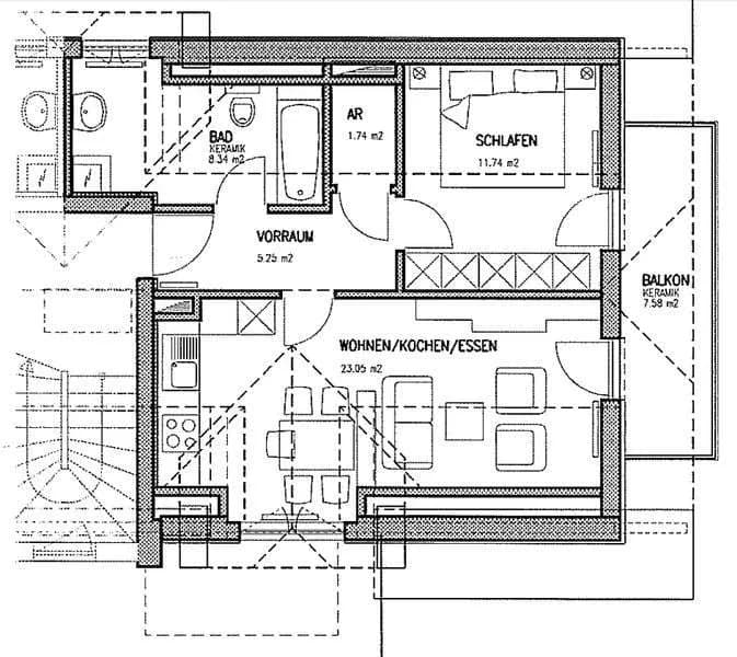 2-Zimmer-Wohnung mieten in Deutschlandsberg – 50,12 m², € 531
