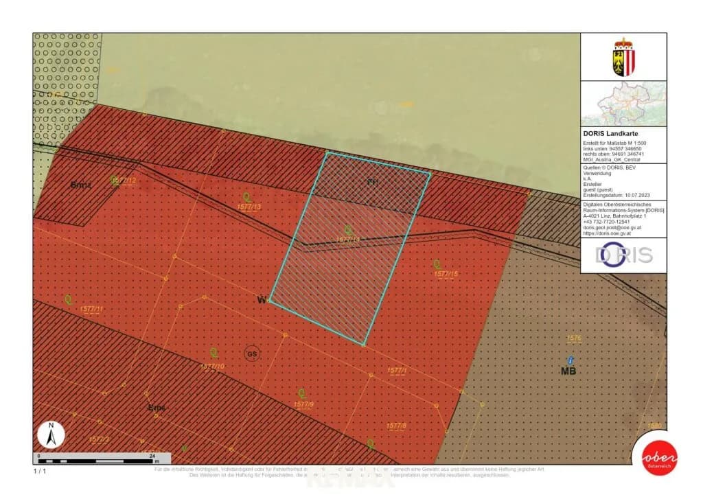 Grundstück kaufen in Perg – 801 m², € 185.000 – Bild 6 von 6