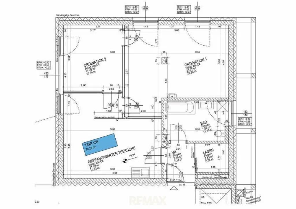 3-Zimmer-Gewerbeimmobilie mieten in Steyr – 70 m², € 802 – Bild 8 von 8