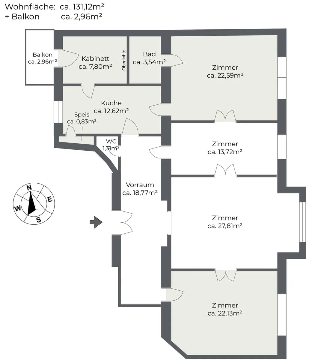 5-Zimmer-Wohnung kaufen in Wien – 131,12 m², € 995.000 – Bild 12 von 12