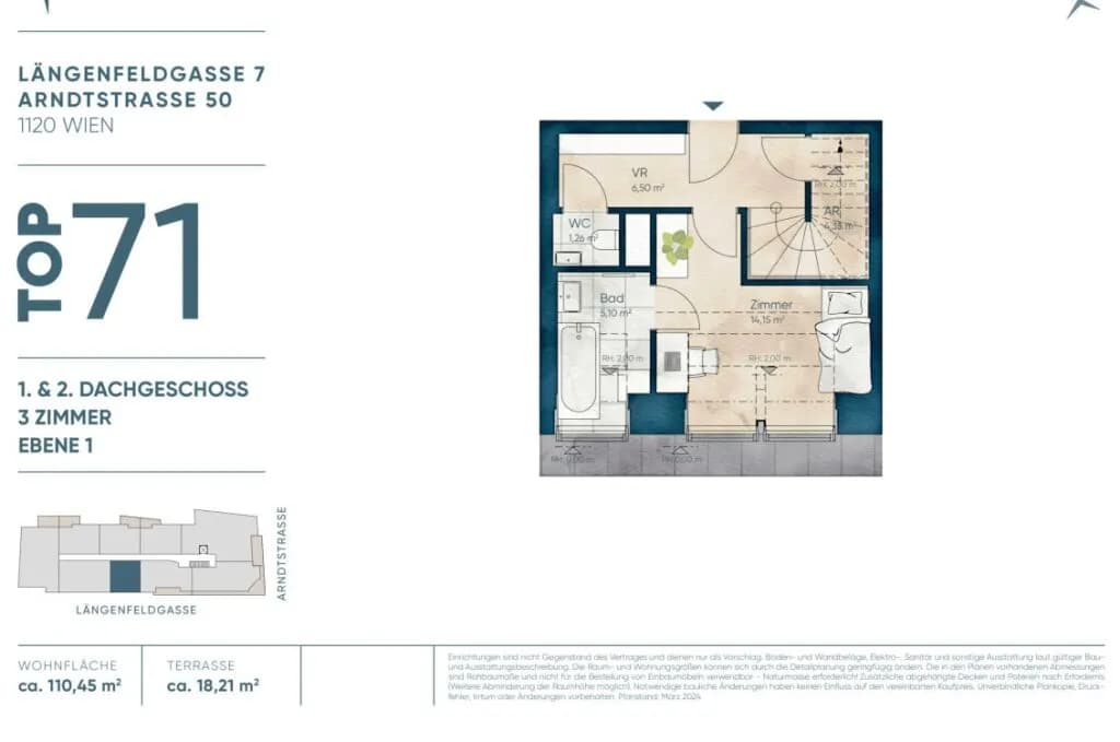 3-Zimmer-Wohnung kaufen in Wien – 110,45 m², € 849.000 – Bild 30 von 31