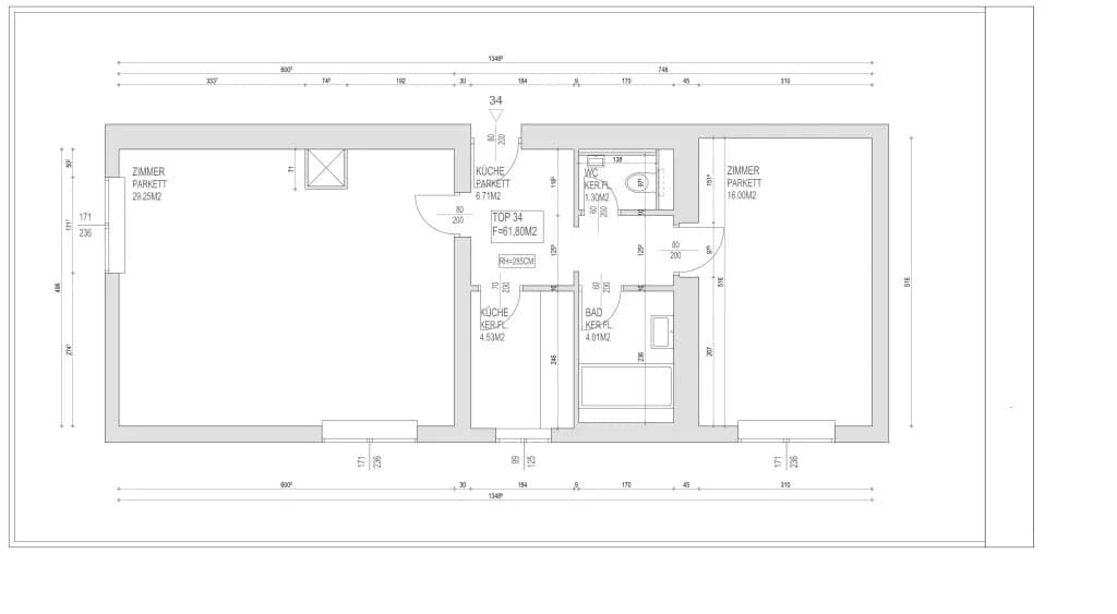 2-Zimmer-Wohnung mieten in Wien – 61,8 m², € 1.504 – Bild 13 von 14