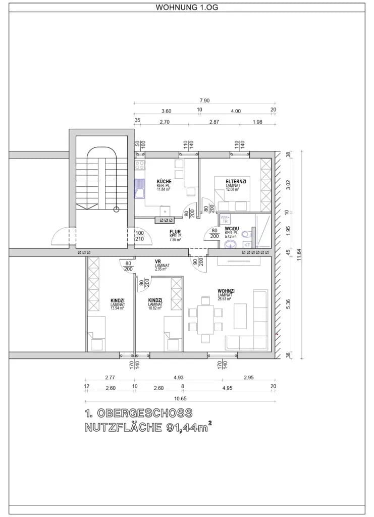 4-Zimmer-Wohnung kaufen in Wiener Neustadt – 92 m², € 274.000 – Bild 12 von 12