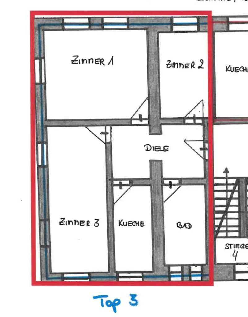 3-Zimmer-Wohnung mieten in Salzburg Stadt – 78,5 m², € 1.181 – Bild 5 von 5
