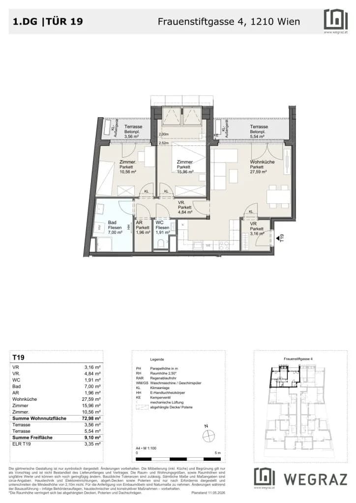 3-Zimmer-Wohnung kaufen in Wien – 72,98 m², € 444.545 – Bild 9 von 9