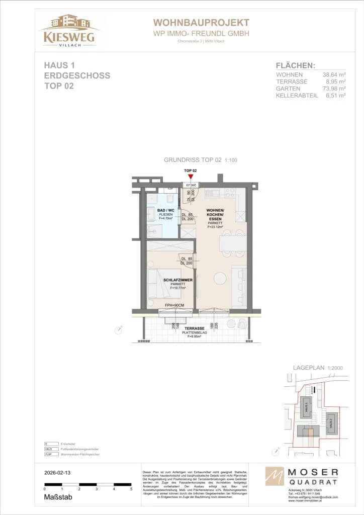 Wohnung kaufen in Villach – 64,94 m², € 347.760 – Bild 6 von 12