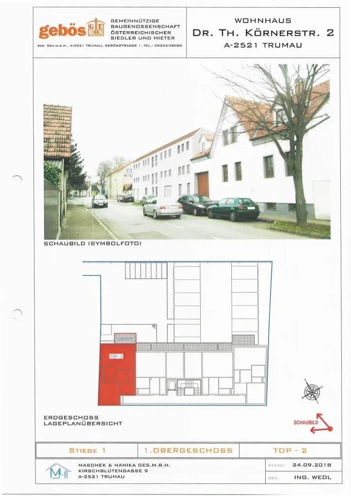 2-Zimmer-Wohnung mieten in Baden – 59,44 m², € 860 – Bild 4 von 5