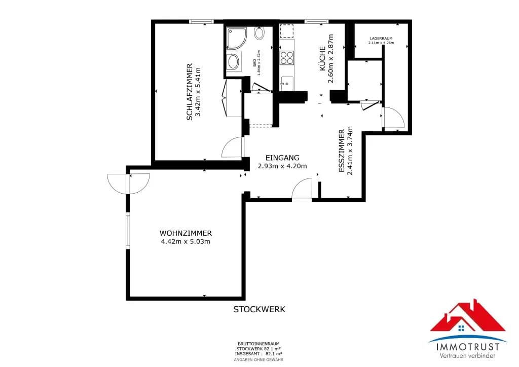 2-Zimmer-Wohnung mieten in Klagenfurt Land – 82,1 m², € 1.138 – Bild 14 von 14