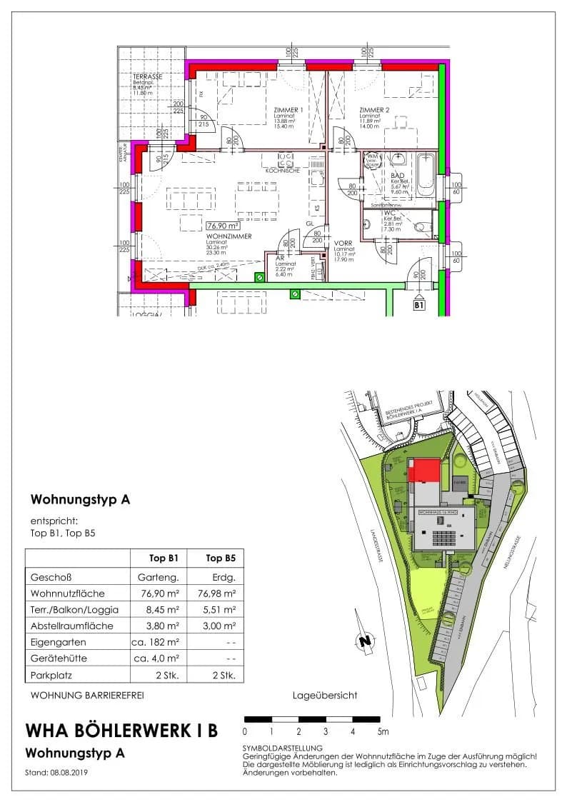 3-Zimmer-Wohnung mieten in Amstetten – 76,98 m², € 921 – Bild 25 von 25