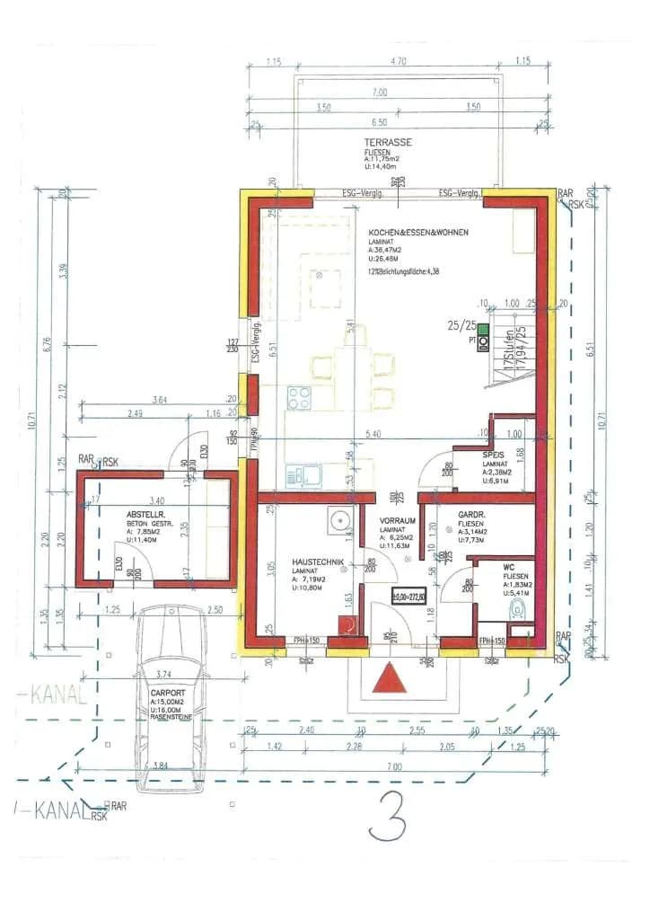 4-Zimmer-Haus mieten in Güssing – 124,42 m², € 943 – Bild 7 von 12