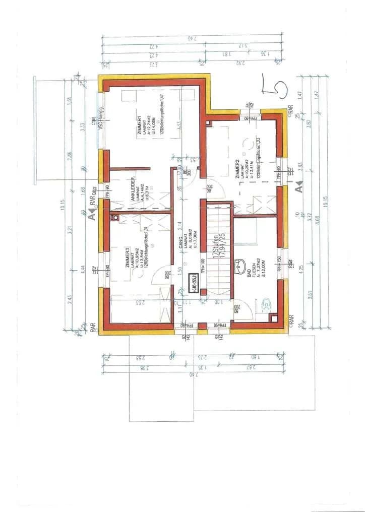 4-Zimmer-Haus mieten in Güssing – 124,42 m², € 943 – Bild 12 von 12