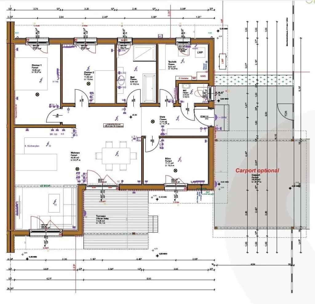4-Zimmer-Haus kaufen in Oberwart – 106 m², € 317.900 – Bild 17 von 18