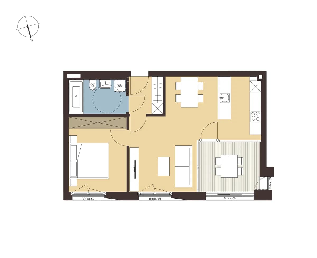 2-Zimmer-Wohnung kaufen in Bregenz – 50,66 m², € 425.000 – Bild 2 von 29