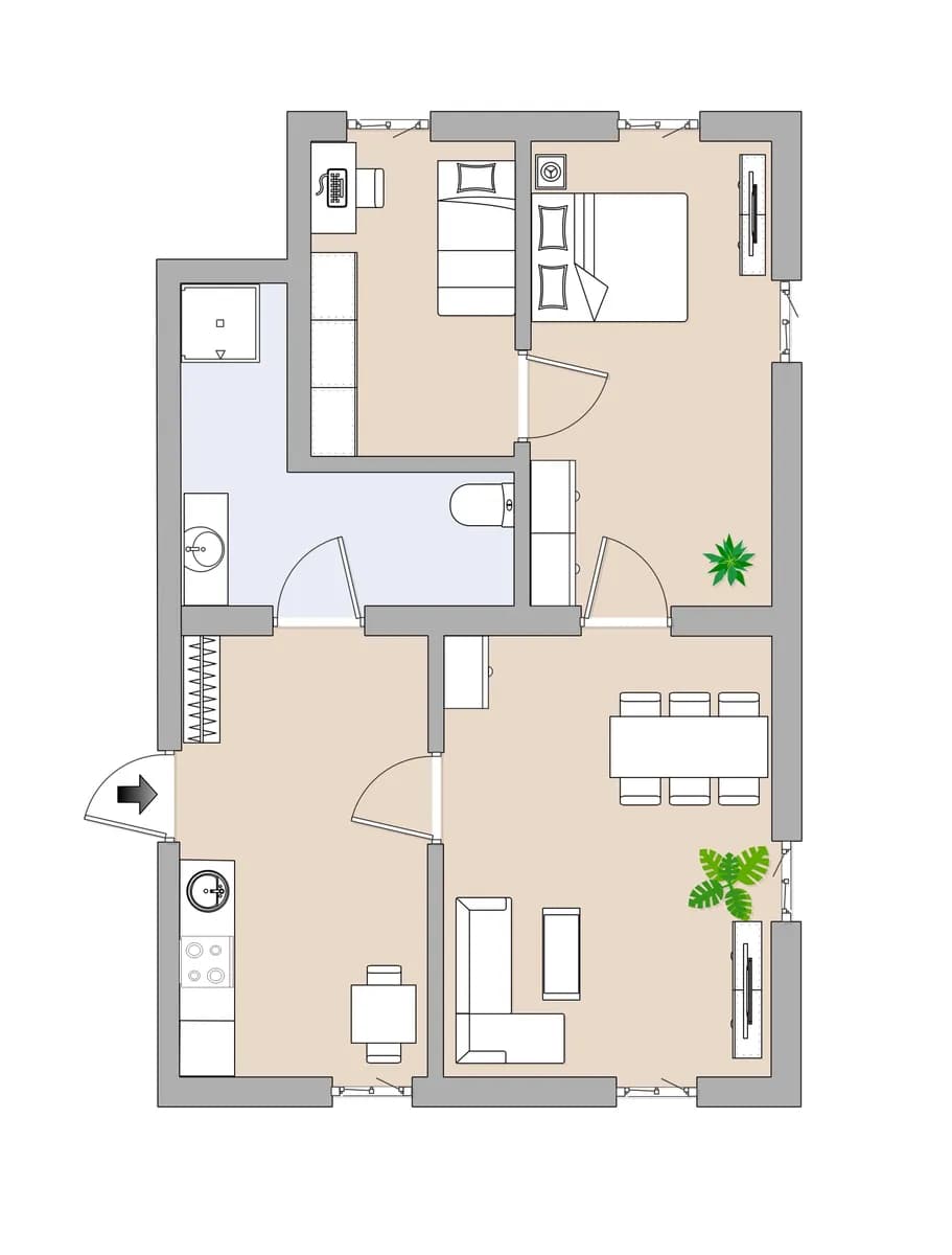 3-Zimmer-Wohnung mieten in Wolfsberg – 66,94 m², € 685