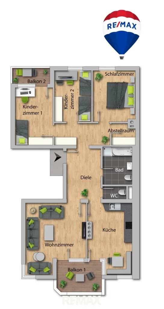 4-Zimmer-Wohnung kaufen in Kufstein – 100 m², € 398.000 – Bild 9 von 9