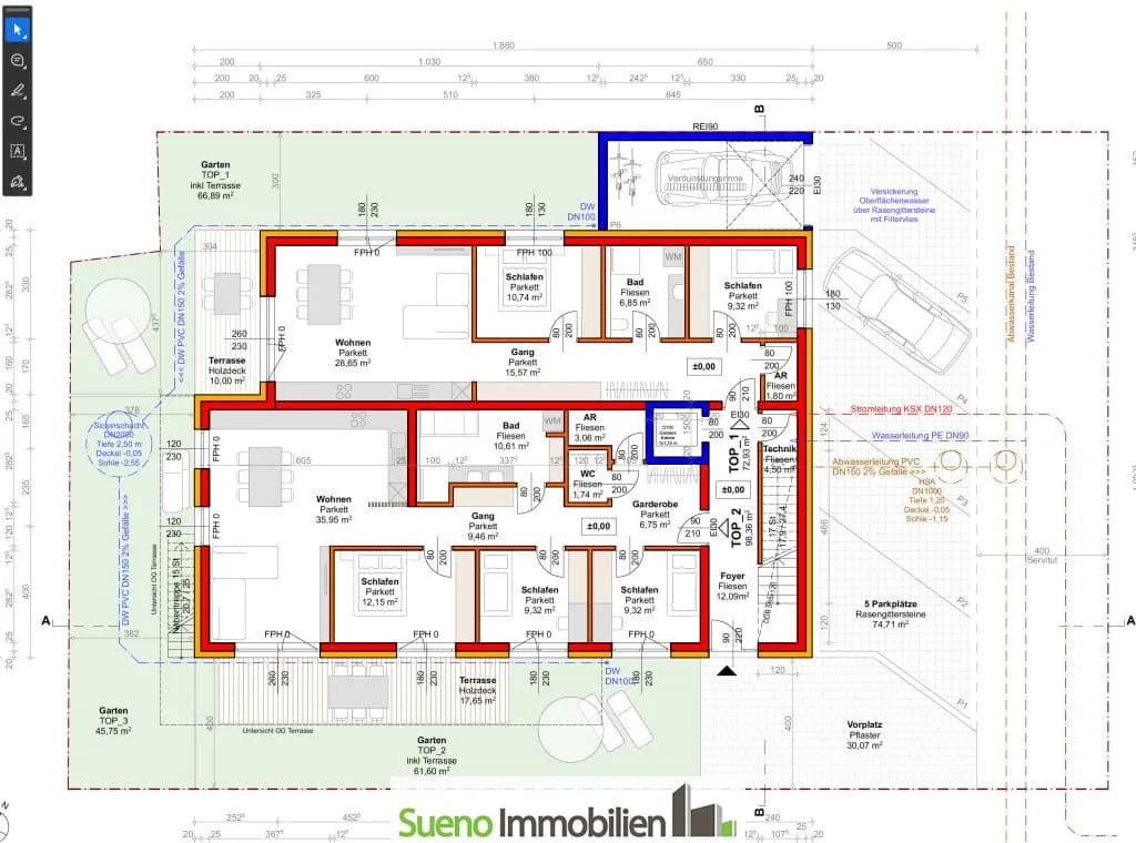 4-Zimmer-Wohnung kaufen in Wels-Land – 98,36 m², € 469.000 – Bild 3 von 7