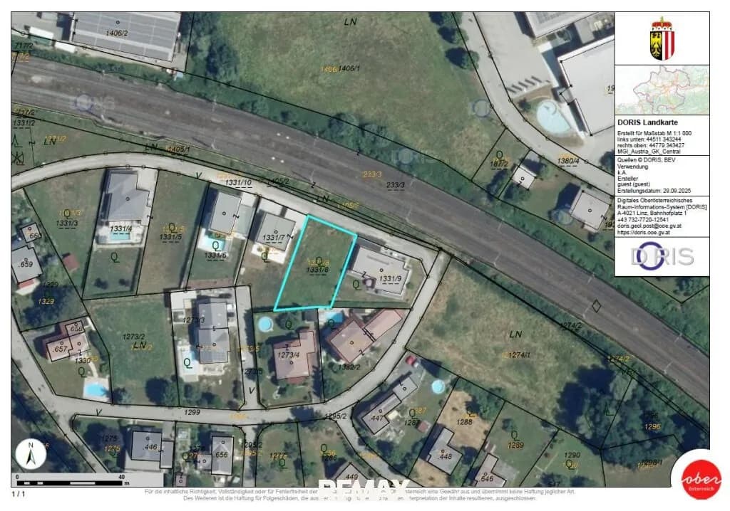 Grundstück kaufen in Grieskirchen – 674 m², € 169.000 – Bild 2 von 3