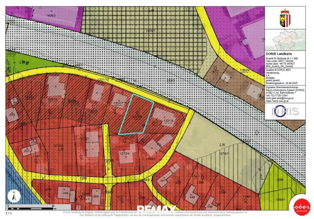 Grundstück kaufen in Grieskirchen – 674 m², € 169.000 – Bild 3 von 3