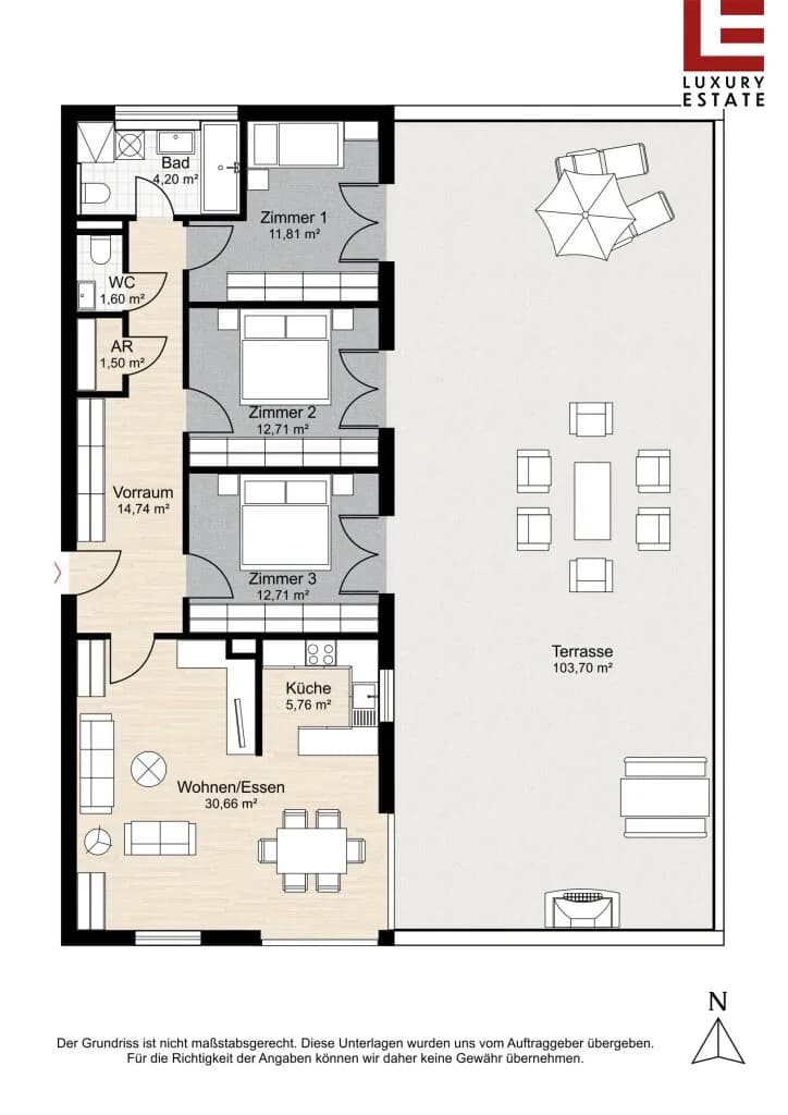 4-Zimmer-Wohnung kaufen in Klagenfurt – 95,69 m², € 498.000 – Bild 12 von 12