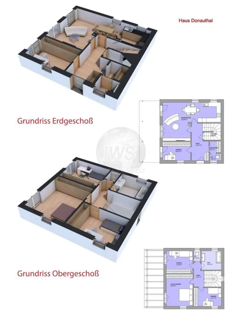 4-Zimmer-Haus kaufen in Grieskirchen – 120 m², € 443.000 – Bild 3 von 3