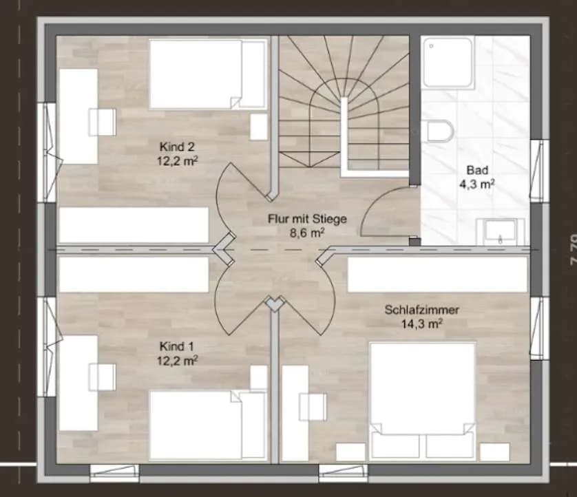 4-Zimmer-Haus kaufen in Graz-Umgebung – 105 m², € 279.800 – Bild 3 von 5