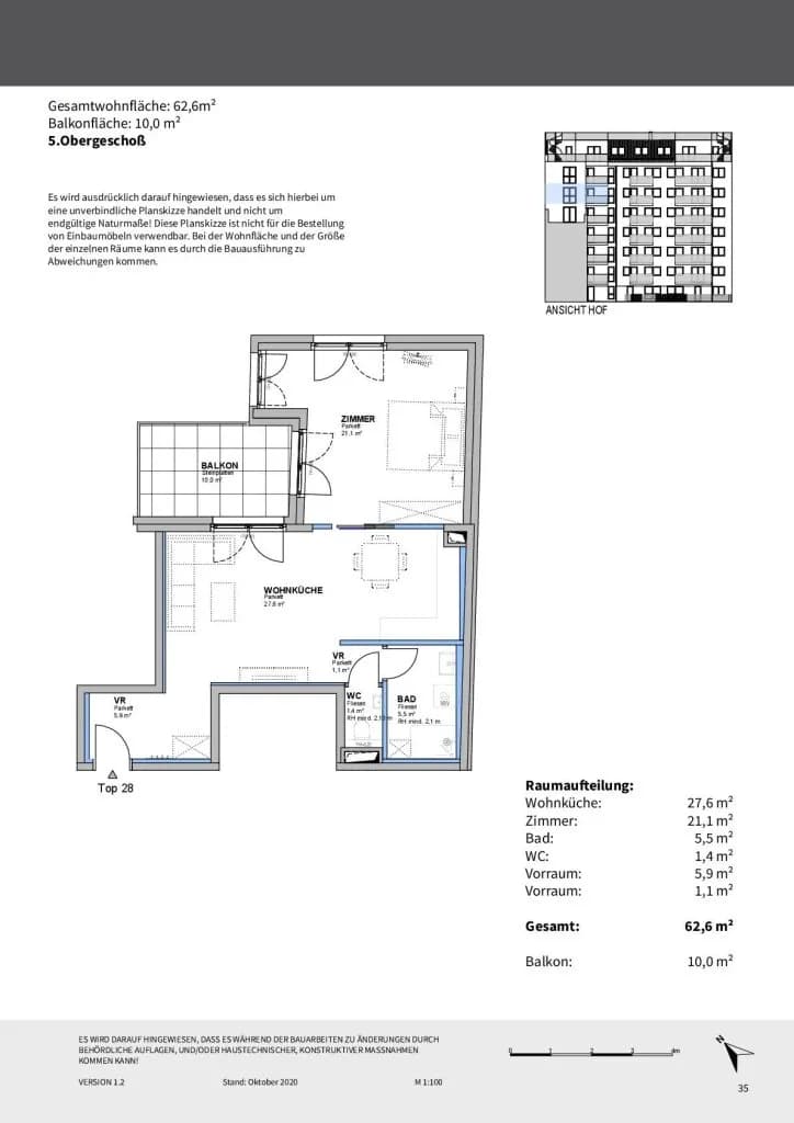 2-Zimmer-Wohnung kaufen in Wien – 62,6 m², € 790.000 – Bild 24 von 24