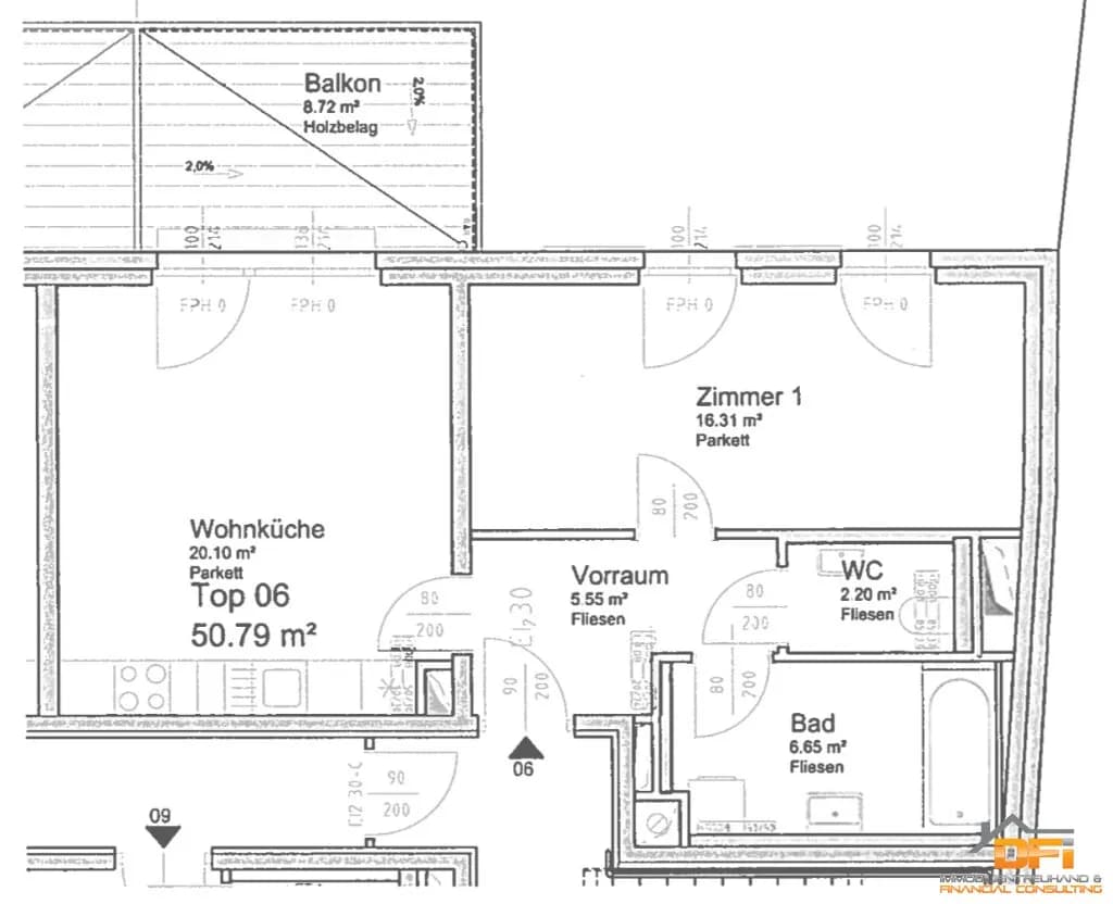 2-Zimmer-Wohnung kaufen in Wien – 50,79 m², € 329.000 – Bild 16 von 16