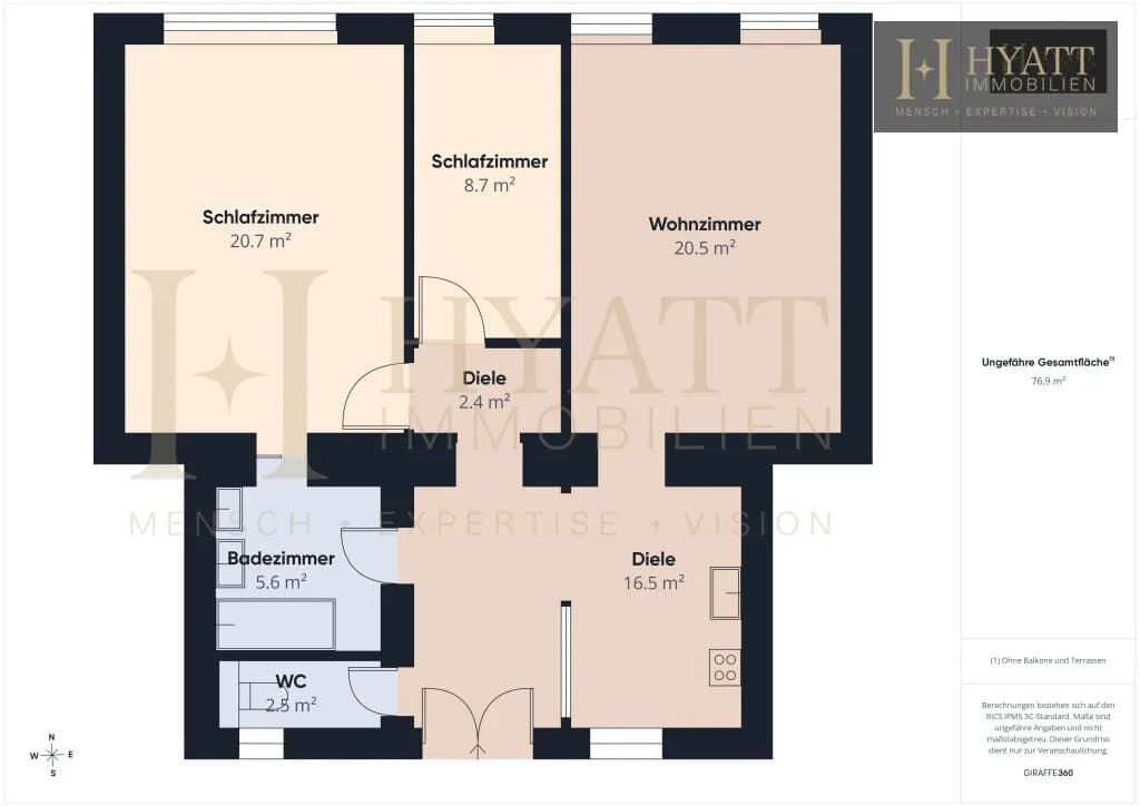 3-Zimmer-Wohnung kaufen in Wien – 76,19 m², € 299.000 – Bild 24 von 24