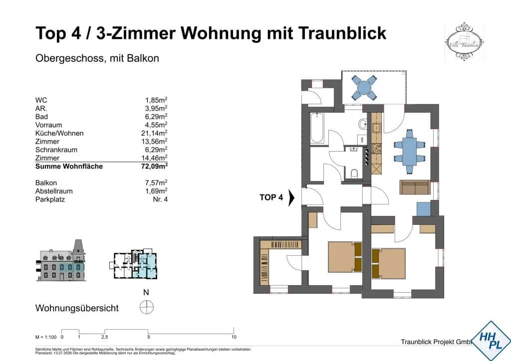 3-Zimmer-Wohnung kaufen in Liezen – 72 m², € 324.000 – Bild 9 von 12
