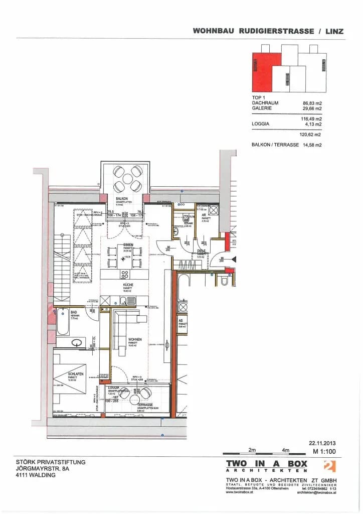 3-Zimmer-Wohnung mieten in Linz – 116,49 m², € 1.792 – Bild 9 von 10