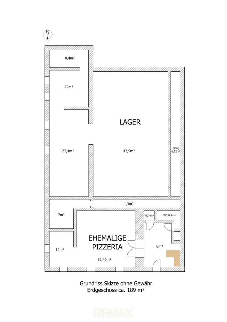 13-Zimmer-Gewerbeimmobilie kaufen in Leoben – 277 m², € 119.000 – Bild 65 von 72