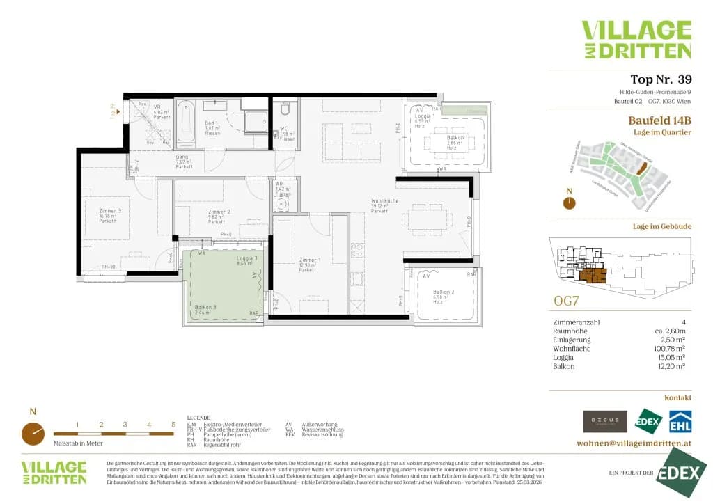 4-Zimmer-Wohnung kaufen in Wien – 100,99 m², € 791.000 – Bild 9 von 9