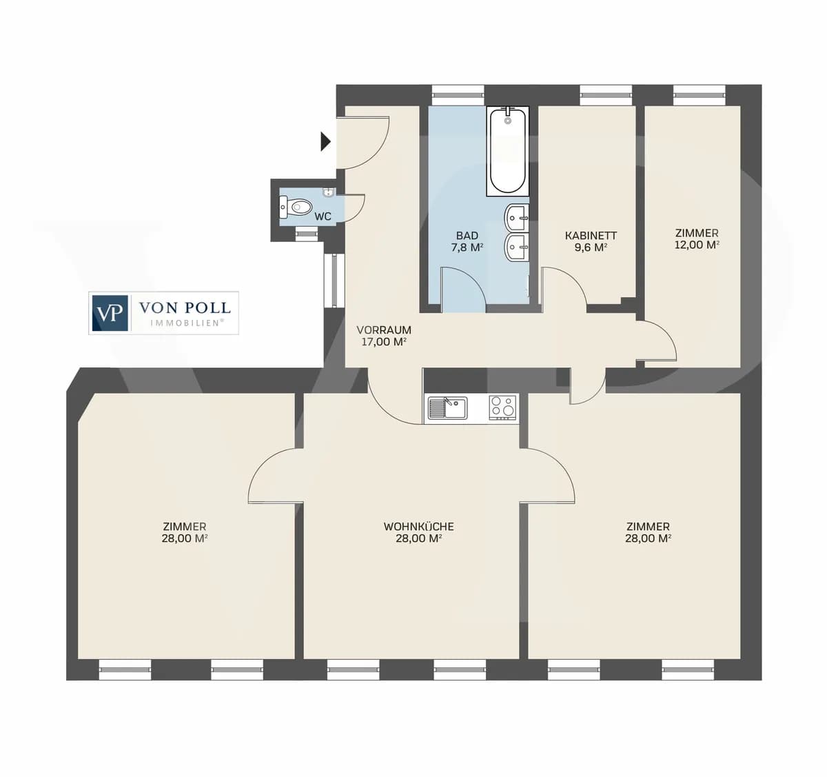 5-Zimmer-Wohnung kaufen in Wien – 132 m², € 1.090.000 – Bild 17 von 17